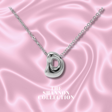 Load image into Gallery viewer, ‘FUNKY BUBBLE INITIAL' STAINLESS STEEL NECKLACE