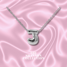 Load image into Gallery viewer, ‘FUNKY BUBBLE INITIAL' STAINLESS STEEL NECKLACE