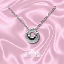 Load image into Gallery viewer, ‘FUNKY BUBBLE INITIAL' STAINLESS STEEL NECKLACE