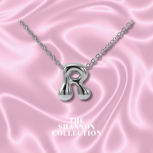 Load image into Gallery viewer, ‘FUNKY BUBBLE INITIAL' STAINLESS STEEL NECKLACE