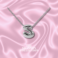 Load image into Gallery viewer, ‘FUNKY BUBBLE INITIAL' STAINLESS STEEL NECKLACE