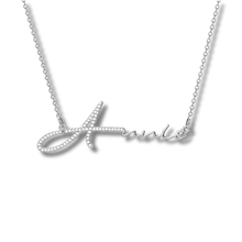 Load image into Gallery viewer, ‘CRYSTAL LETTER’ NAME NECKLACE
