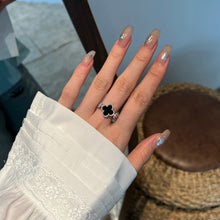 Load image into Gallery viewer, ‘REVERSIBLE CLOVER’ STERLING SILVER RING