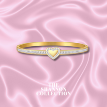 Load image into Gallery viewer, ‘ADORE ME’ 18K GOLD PLATED STAINLESS STEEL BANGLE BRACELET