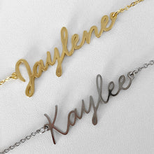 Load image into Gallery viewer, ‘CURSIVE’ NAME NECKLACE (Read Description)