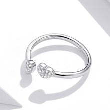 Load image into Gallery viewer, ‘SOLIDARITY’ STERLING SILVER ADJUSTABLE RING