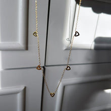 Load image into Gallery viewer, ‘ALL THE LOVE’ 18K GOLD PLATED STAINLESS STEEL NECKLACE
