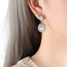 Load image into Gallery viewer, &#39;VINTAGE DROP’ STAINLESS STEEL EARRINGS
