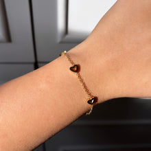 Load image into Gallery viewer, ‘ALL THE LOVE’ 18K GOLD PLATED STAINLESS STEEL BRACELET
