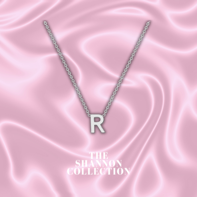 ‘BASIC INITIAL' STAINLESS STEEL NECKLACE