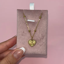 Load image into Gallery viewer, ‘LET ME LOVE YOU&#39; REVERSIBLE 18K GOLD PLATED STAINLESS STEEL NECKLACE
