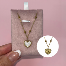 Load image into Gallery viewer, ‘LET ME LOVE YOU&#39; REVERSIBLE 18K GOLD PLATED STAINLESS STEEL NECKLACE
