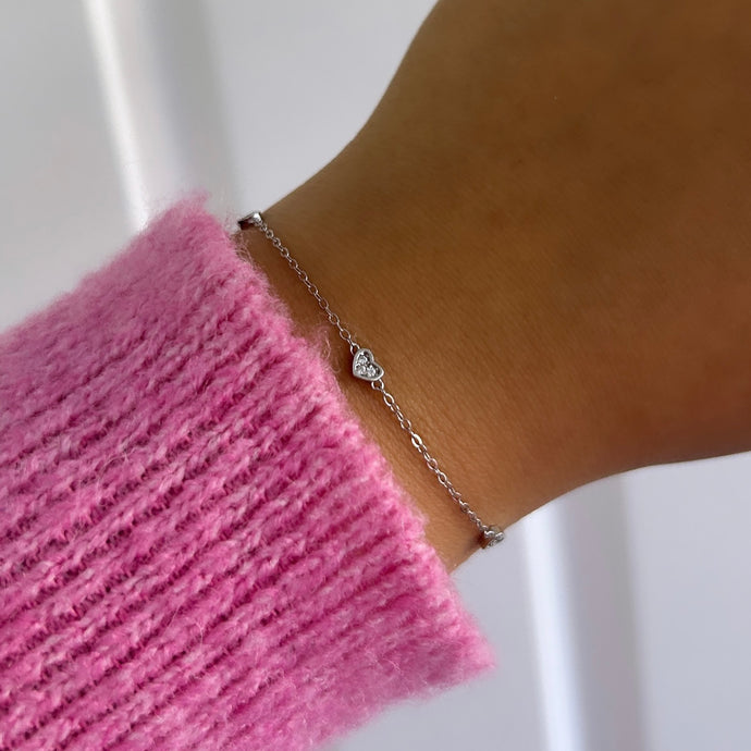 ‘LOVE AGAIN’ STERLING SILVER BRACELET