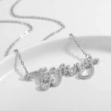 Load image into Gallery viewer, ‘CURLY RHINESTONE’ NAME NECKLACE (PRE-ORDER)
