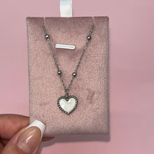 Load image into Gallery viewer, ‘LET ME LOVE YOU&#39; REVERSIBLE STAINLESS STEEL NECKLACE
