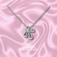 Load image into Gallery viewer, ‘FUNKY BUBBLE INITIAL&#39; STAINLESS STEEL NECKLACE
