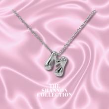 Load image into Gallery viewer, ‘FUNKY BUBBLE INITIAL&#39; STAINLESS STEEL NECKLACE

