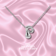 Load image into Gallery viewer, ‘FUNKY BUBBLE INITIAL&#39; STAINLESS STEEL NECKLACE
