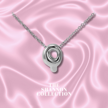 Load image into Gallery viewer, ‘FUNKY BUBBLE INITIAL&#39; STAINLESS STEEL NECKLACE
