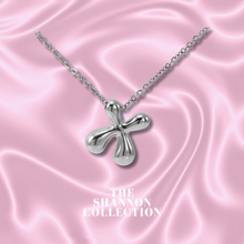 Load image into Gallery viewer, ‘FUNKY BUBBLE INITIAL&#39; STAINLESS STEEL NECKLACE
