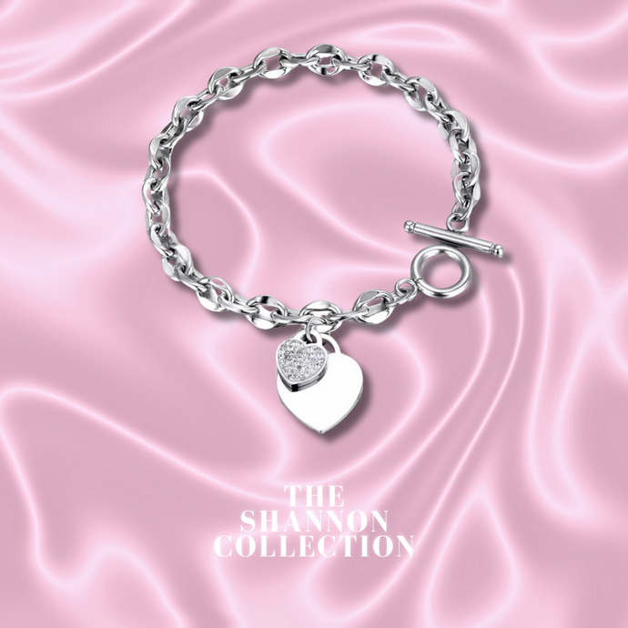 ‘HEART LUXE’ STAINLESS STEEL BRACELET