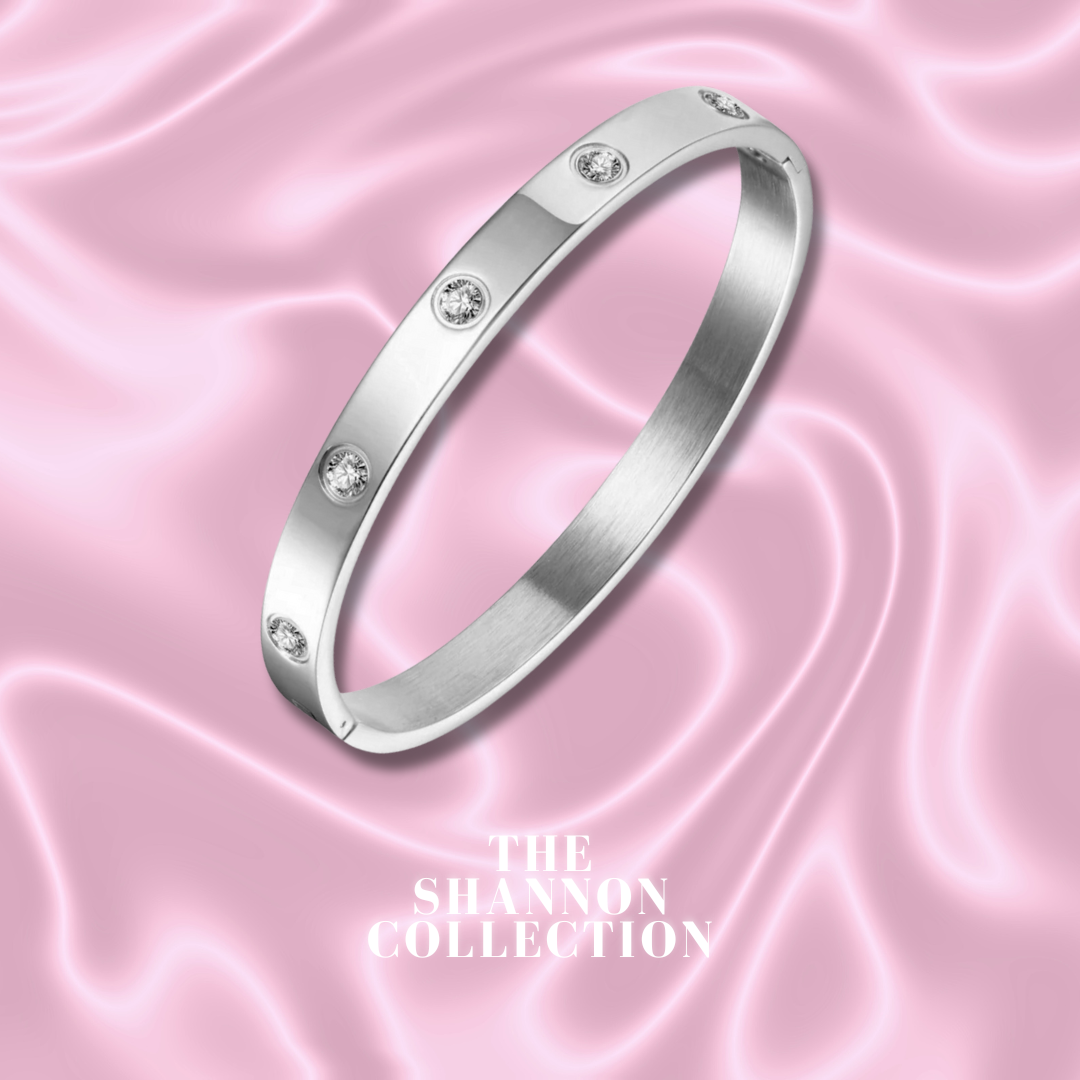 6MM ‘FLAWLESS’ STAINLESS STEEL BANGLE BRACELET – The Shannon Collection