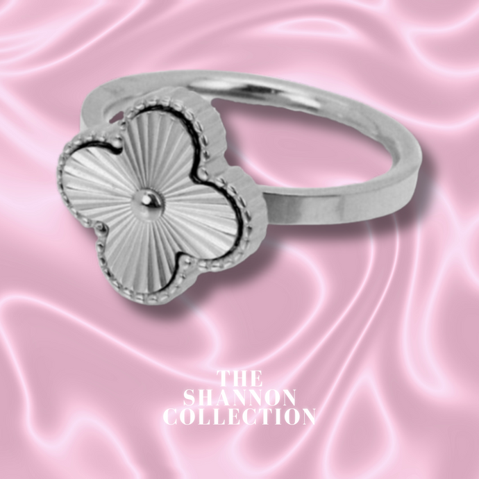 'PREMIUM CLOVER’ STAINLESS STEEL RING