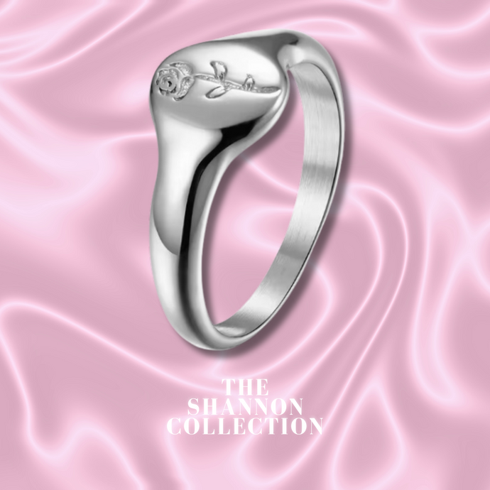 'ROMANCE’ STAINLESS STEEL RING