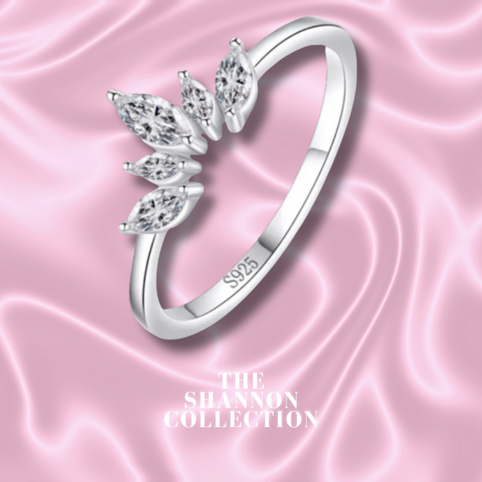 ‘CROWN JEWELS’ STERLING SILVER RING