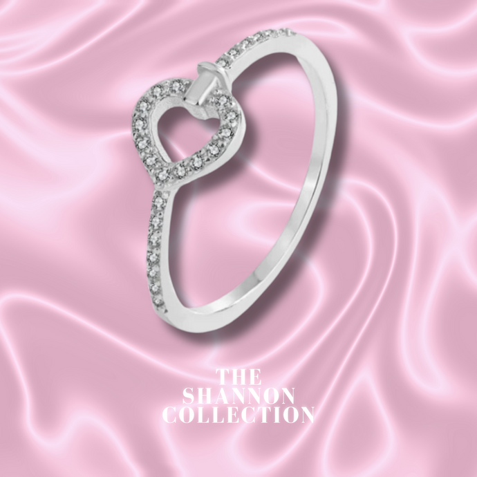 ‘LOVE CONNECTION’ STERLING SILVER RING