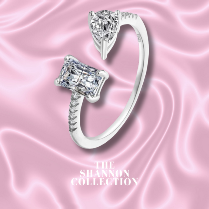 ‘MINI GLACIER’ STERLING SILVER ADJUSTABLE RING