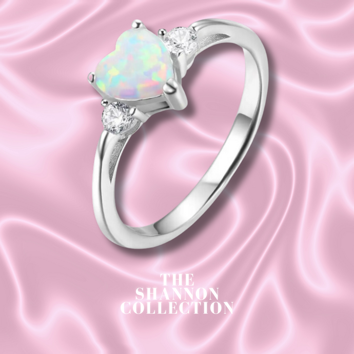 WHITE ‘OPAL LOVER’ STERLING SILVER RING