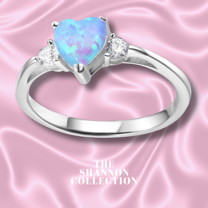 BLUE ‘OPAL LOVER’ STERLING SILVER RING