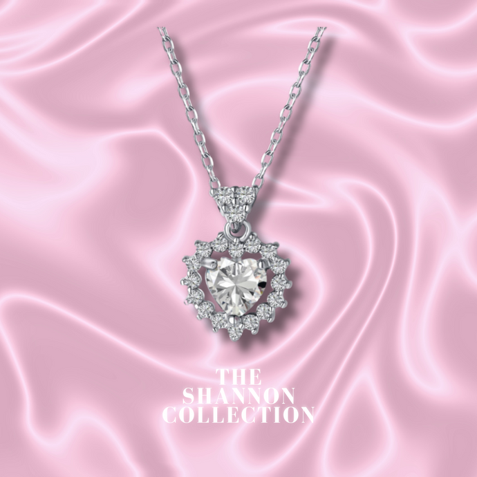 'JEWELLED LOVE’ STERLING SILVER NECKLACE