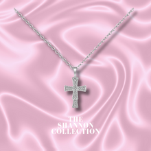 Load image into Gallery viewer, &#39;MIA&#39; STERLING SILVER CROSS NECKLACE
