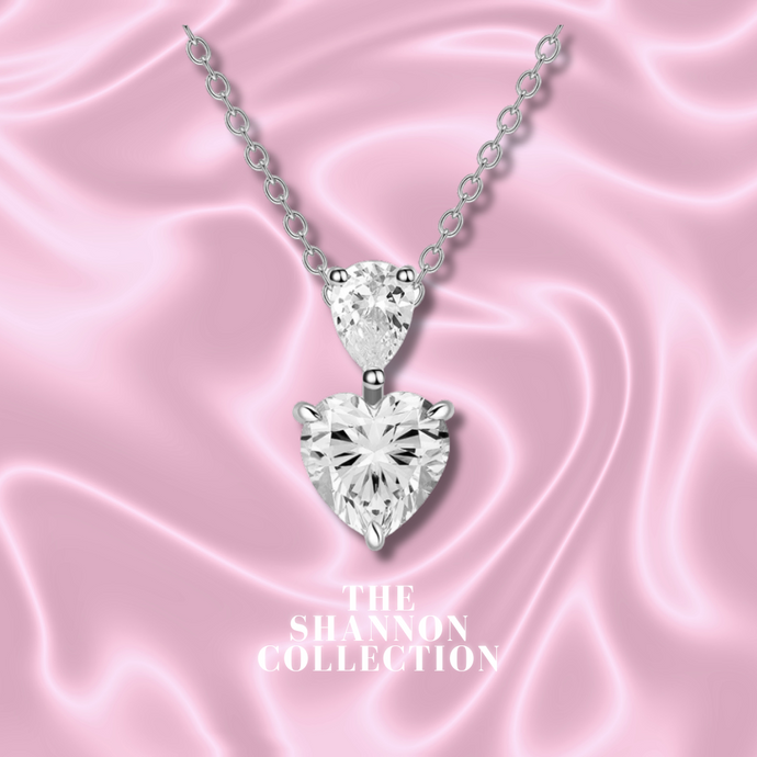 ‘YOU MAKE MY HEART DROP’ STERLING SILVER NECKLACE