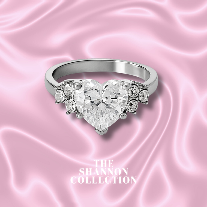 'THE QUEEN OF HEARTS’ STAINLESS STEEL RING