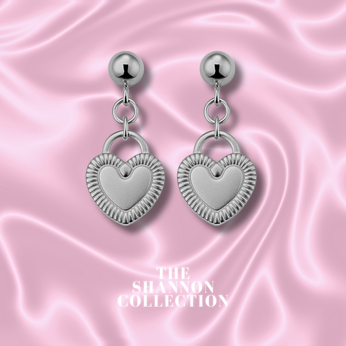 'HEART OF STEEL’ STAINLESS STEEL EARRINGS