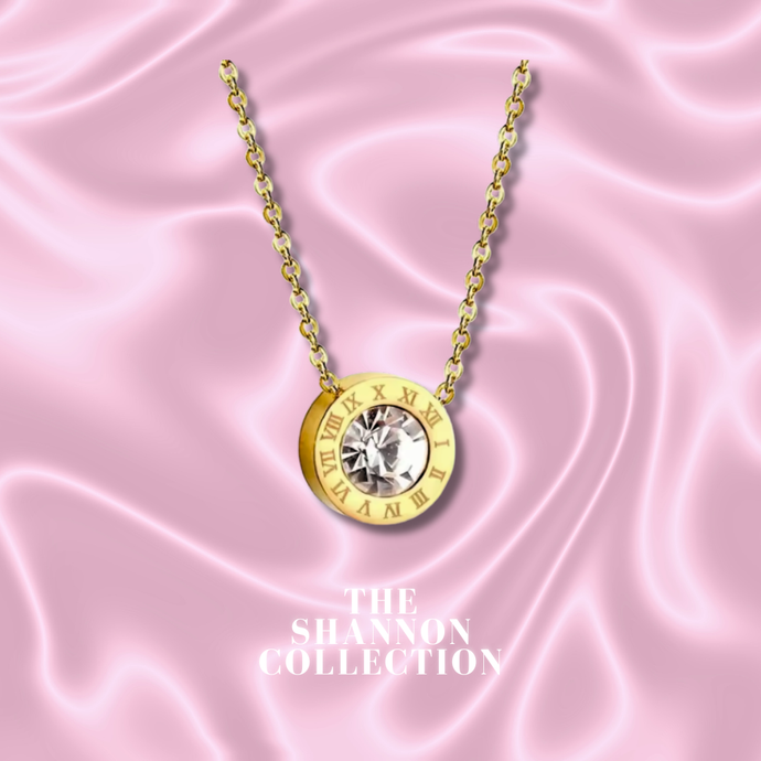 ‘TIMELESS’ 18K GOLD PLATED STAINLESS STEEL NECKLACE