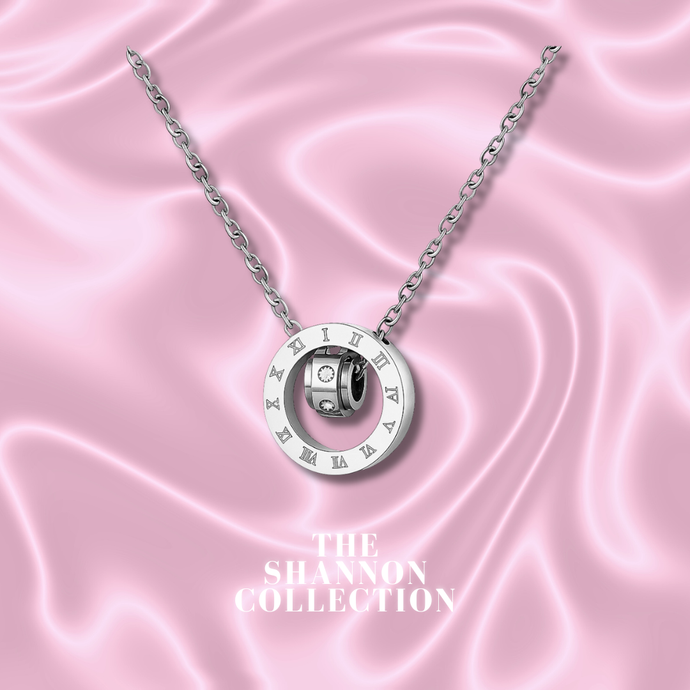 'ROMAN NUMERALS’ STAINLESS STEEL NECKLACE