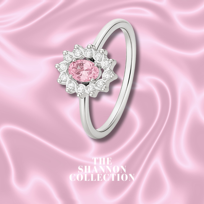 PINK ‘CLASSIC STAR’ STAINLESS STEEL RING