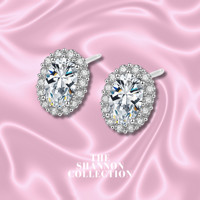 ‘PRINCESS DIANA’ STERLING SILVER EARRINGS