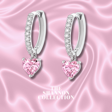 Load image into Gallery viewer, PINK ‘MINI LOVER’ STERLING SILVER EARRINGS
