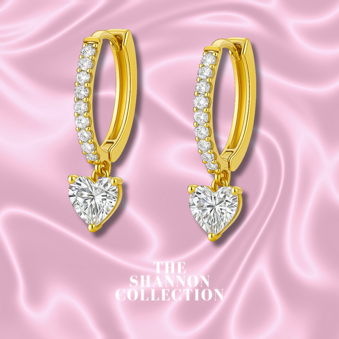 ‘MINI LOVER’ 18K GOLD PLATED STERLING SILVER EARRINGS
