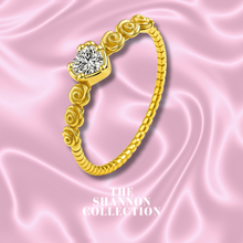 Load image into Gallery viewer, ‘BEAUTY &amp; THE BEAST’ 18K GOLD PLATED STERLING SILVER RING
