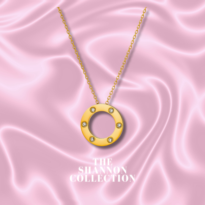 ‘FLAWLESS' 18K GOLD PLATED STAINLESS STEEL NECKLACE