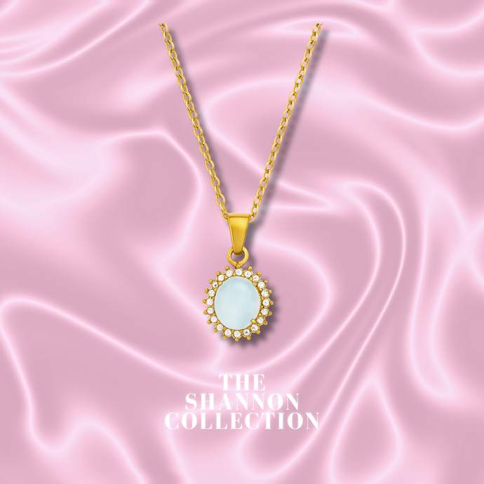 'ROYAL RAPUNZEL' 18K GOLD PLATED STAINLESS STEEL NECKLACE