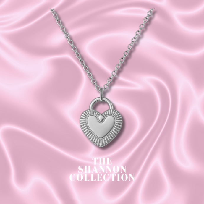 ‘HEART OF STEEL' STAINLESS STEEL NECKLACE