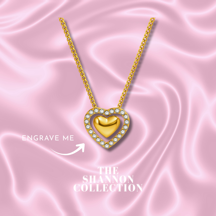 'LOVE NOT LOST' 18K GOLD PLATED STAINLESS STEEL NECKLACE