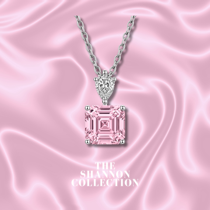 PINK 'PURE RADIANCE' STERLING SILVER NECKLACE
